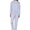 Pastunette Dames Pyjama met knoopsluiting - Blauw streep