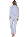 Pastunette Dames Pyjama met knoopsluiting - Blauw streep