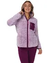 Rebelle Teddy Huispak Dames Fleece - Paars