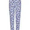 Rebelle Dames Pyjama katoen met lange mouwen - Leopard Lilac