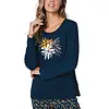 Pastunette dames pyjama lange mouwen - Moonlite