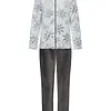Rebelle Huispak Dames Fleece - Grijs - 2-delig warm winter huispak vrouwen
