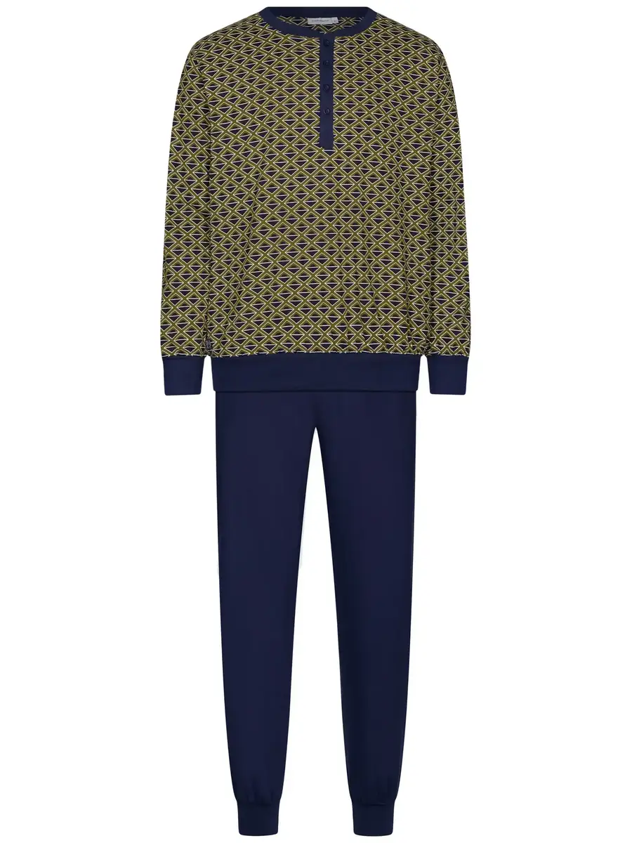 Pastunette Heren katoenen pyjama met lange mouwen - Adventure