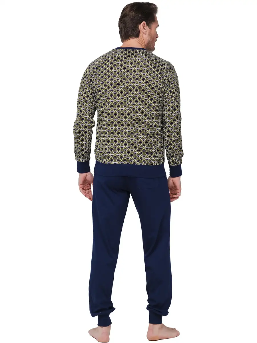 Pastunette Heren katoenen pyjama met lange mouwen - Adventure