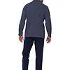 Pastunette Heren Pyjama katoen met knoopsluiting - Linear Donkerblauw