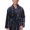 Pastunette Fleece heren badjas - 115CM - DonkerBlauw