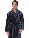 Pastunette Fleece heren badjas - 115CM - DonkerBlauw