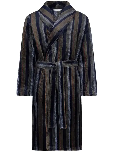 Pastunette Fleece heren badjas - 115CM - DonkerBlauw Pastunette Fleece heren badjas - 115CM - DonkerBlauw