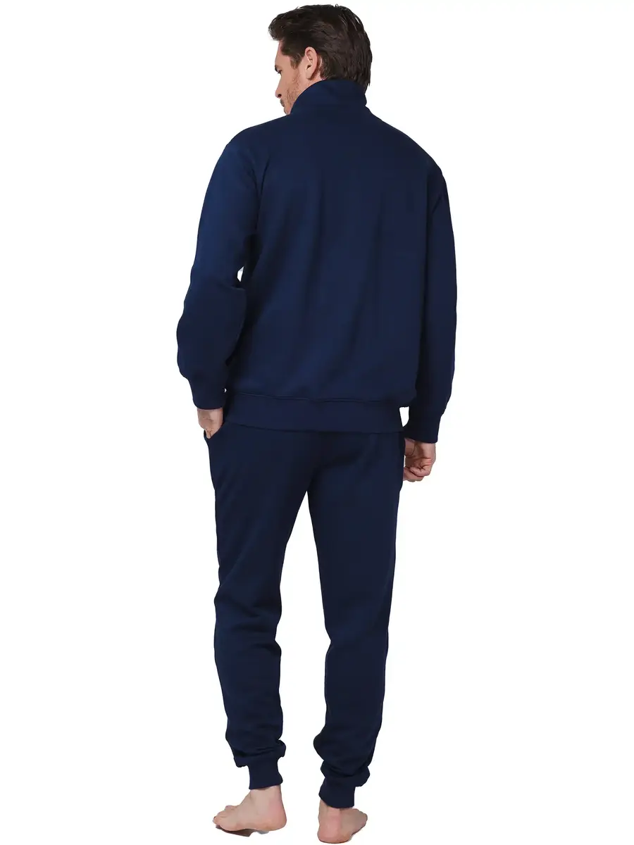 Pastunette heren Huispak - Zipper - Donkerblauw