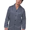 Robson satijnen Heren Pyjama met knoopsluiting  - Donkerblauw
