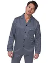Robson satijnen Heren Pyjama met knoopsluiting  - Donkerblauw