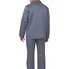 Robson satijnen Heren Pyjama met knoopsluiting  - Donkerblauw