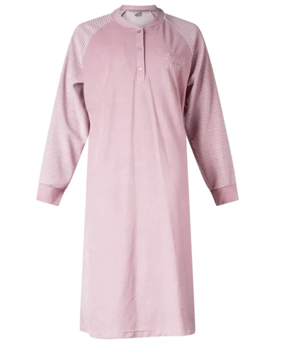 Lunatex badstof dames nachthemd - Classic Winter - Warme nachthemd Lunatex badstof dames nachthemd - Classic Winter - Warme nachthemd