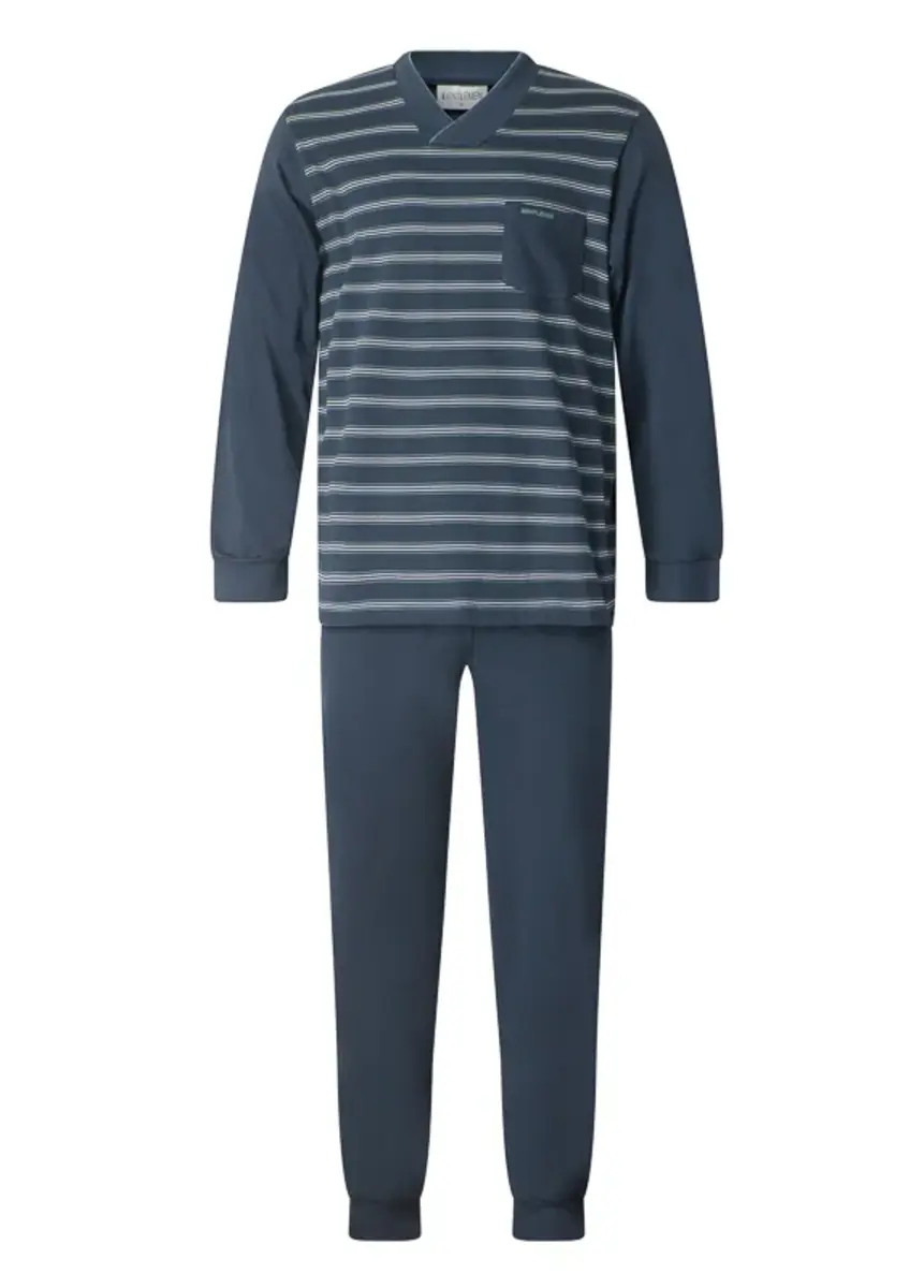 Gentlemen heren pyjama Warme Dikke Tricot - Double jersey Gentlemen heren pyjama Warme Dikke Tricot - Double jersey