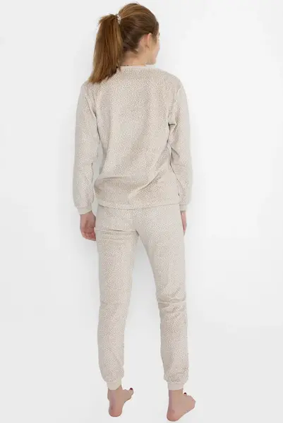 Cocodream velours meisjes pyjama - Hello Weekend - Warme winter pyjama Cocodream velours meisjes pyjama - Hello Weekend - Warme winter pyjama