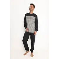Outfitter heren pyjama - Katoen Interlock - Traveling Outfitter heren pyjama - Katoen Interlock - Traveling