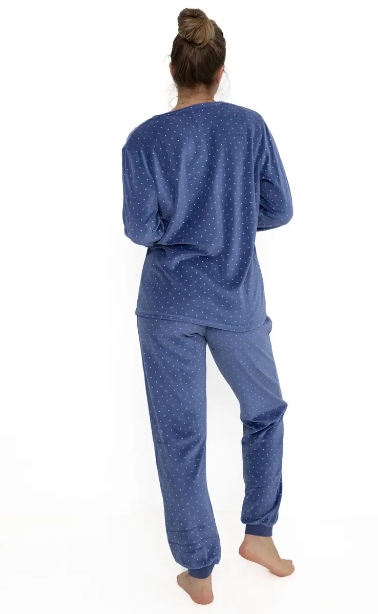 Cocodream dames pyjama velours "Live your dream" Warme winter pyjama - Copy Cocodream dames pyjama velours "Live your dream" Warme winter pyjama - Copy