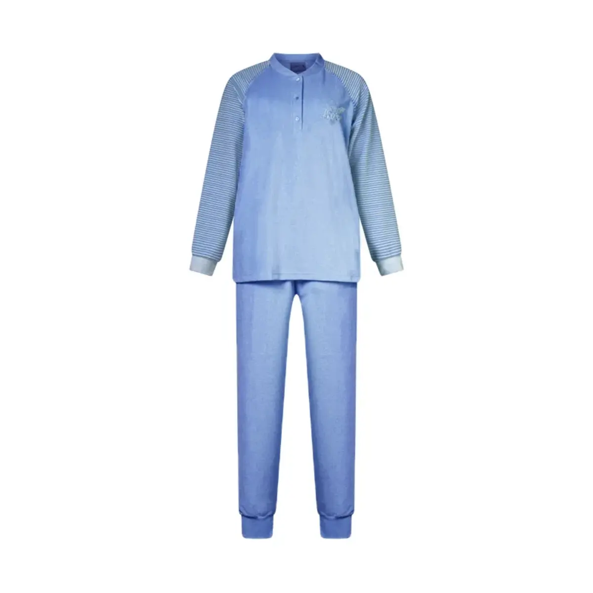 Lunatex badstof dames pyjama - Classic Winter - Warme pyjama