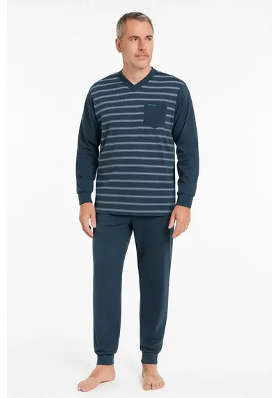 Gentlemen heren pyjama Warme Dikke Tricot  - Double jersey Gentlemen heren pyjama Warme Dikke Tricot  - Double jersey