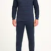 Outfitter Badstof heren pyjama - Winter Stripe - Warme winter pyjama antraciet - Copy