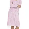 Cocodream dames nachthemd lange mouw - Katoen - Leli