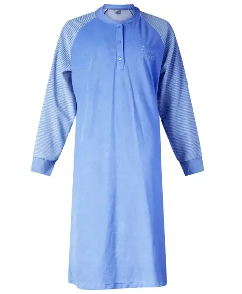 Lunatex badstof dames nachthemd - Classic Winter - Warme nachthemd Lunatex badstof dames nachthemd - Classic Winter - Warme nachthemd