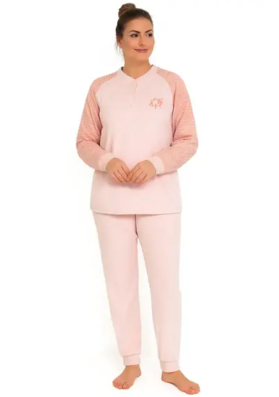 Lunatex badstof dames pyjama - Classic Winter Lunatex badstof dames pyjama - Classic Winter