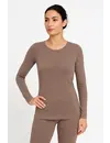 Nina von C Kasjmier dames ondershirt - Lange mouw - Lange mouw - Ronde hals - Copy - Copy