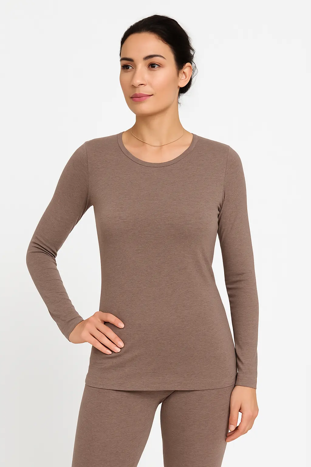 Nina von C Kasjmier dames ondershirt - Lange mouw