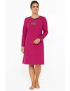 Irresistible dames nachthemd lange mouw - Pink