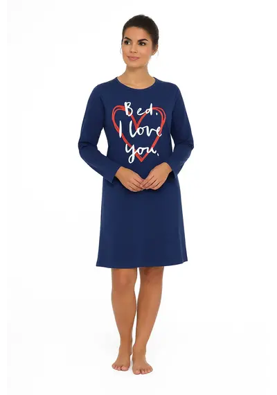 Temptation dames nachthemd lange mouw "I love you" Temptation dames nachthemd lange mouw "I love you"