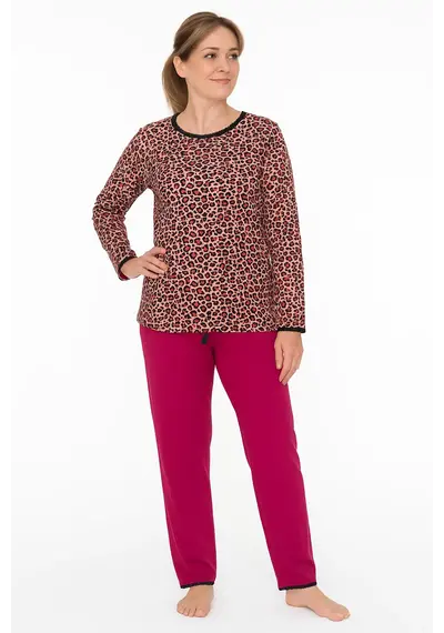 Irresistible dames pyjama lange mouw - Winter Panter Irresistible dames pyjama lange mouw - Winter Panter