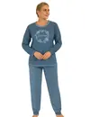 Tenderness dames pyjama Tricot lange mouw - Winter Flower