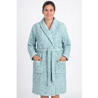 Tenderness dames badjas fleece - Aqua blauw Tenderness dames badjas fleece - Aqua blauw
