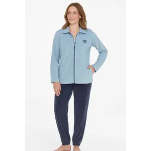 Medaillion dames huispak Velours - Chique Blue - Warm winter 2-delig huispak - lounge pak dames - Copy Medaillion dames huispak Velours - Chique Blue - Warm winter 2-delig huispak - lounge pak dames - Copy