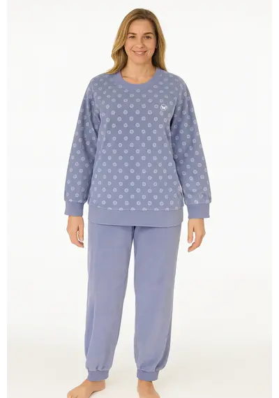 Tenderness dames pyjama Velours - Lila Circle Tenderness dames pyjama Velours - Lila Circle