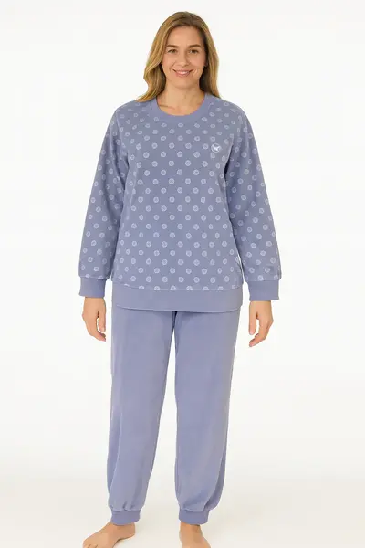 Tenderness dames pyjama Velours - Lila Circle