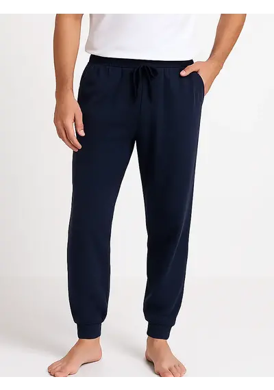 Paul hopkins heren Pyjamabroek - Donkerblauw Paul hopkins heren Pyjamabroek - Donkerblauw