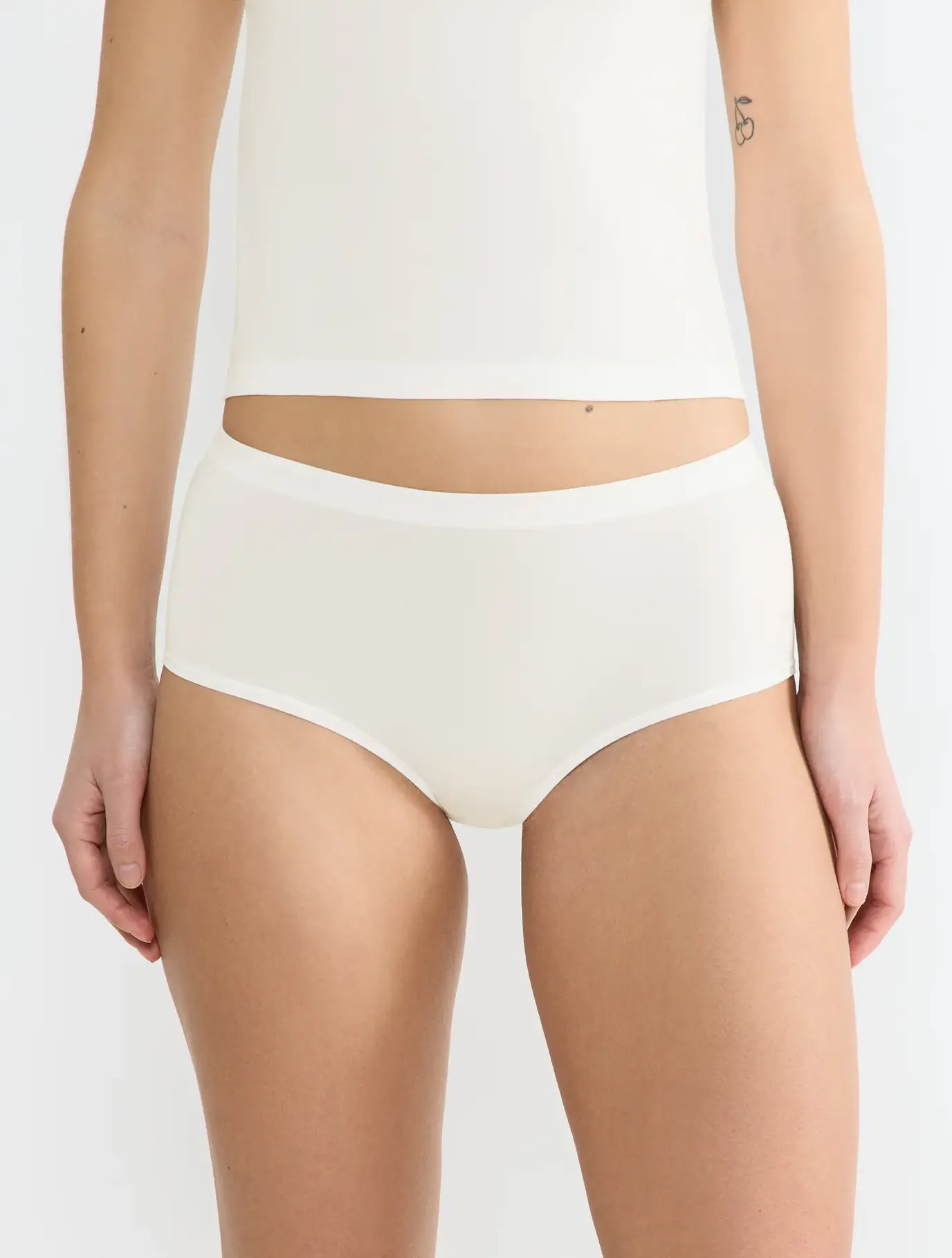 Sloggi 2-pack Go sense taille slip dames - High waist - XXL - Creme | Dames slip - Onderbroek - Ondergoed