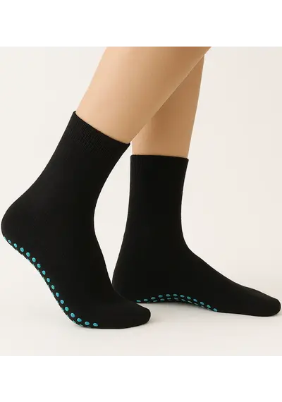 Apollo 2-paar Dames badstof sokken - Slipper sokken - Plain Apollo 2-paar Dames badstof sokken - Slipper sokken - Plain