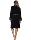 Pastunette dames Badjas - Zwart - Morning Gown