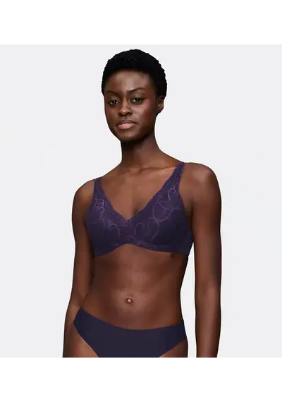 Triumph BH Body Make-up Illusion Lace - Blauw Triumph BH Body Make-up Illusion Lace - Blauw