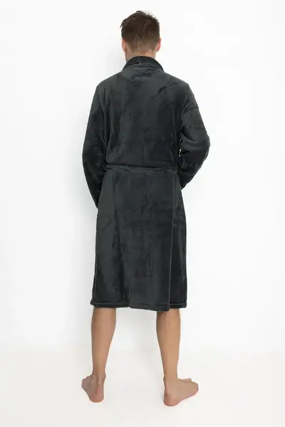 Outfitter heren Fleece Badjas - Winter - Warme ochtendjas - Maat XXL Outfitter heren Fleece Badjas - Winter - Warme ochtendjas - Maat XXL