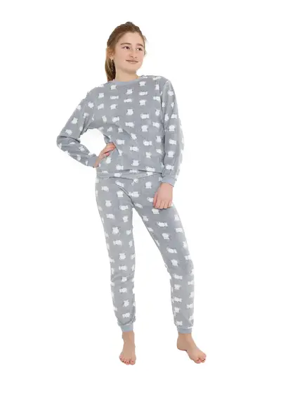 Cocodream fleece pyjama meisjes - Kittens