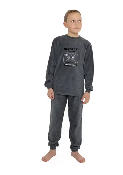 Outfitter fleece pyjama jongens "Game Over" Outfitter fleece pyjama jongens "Game Over"