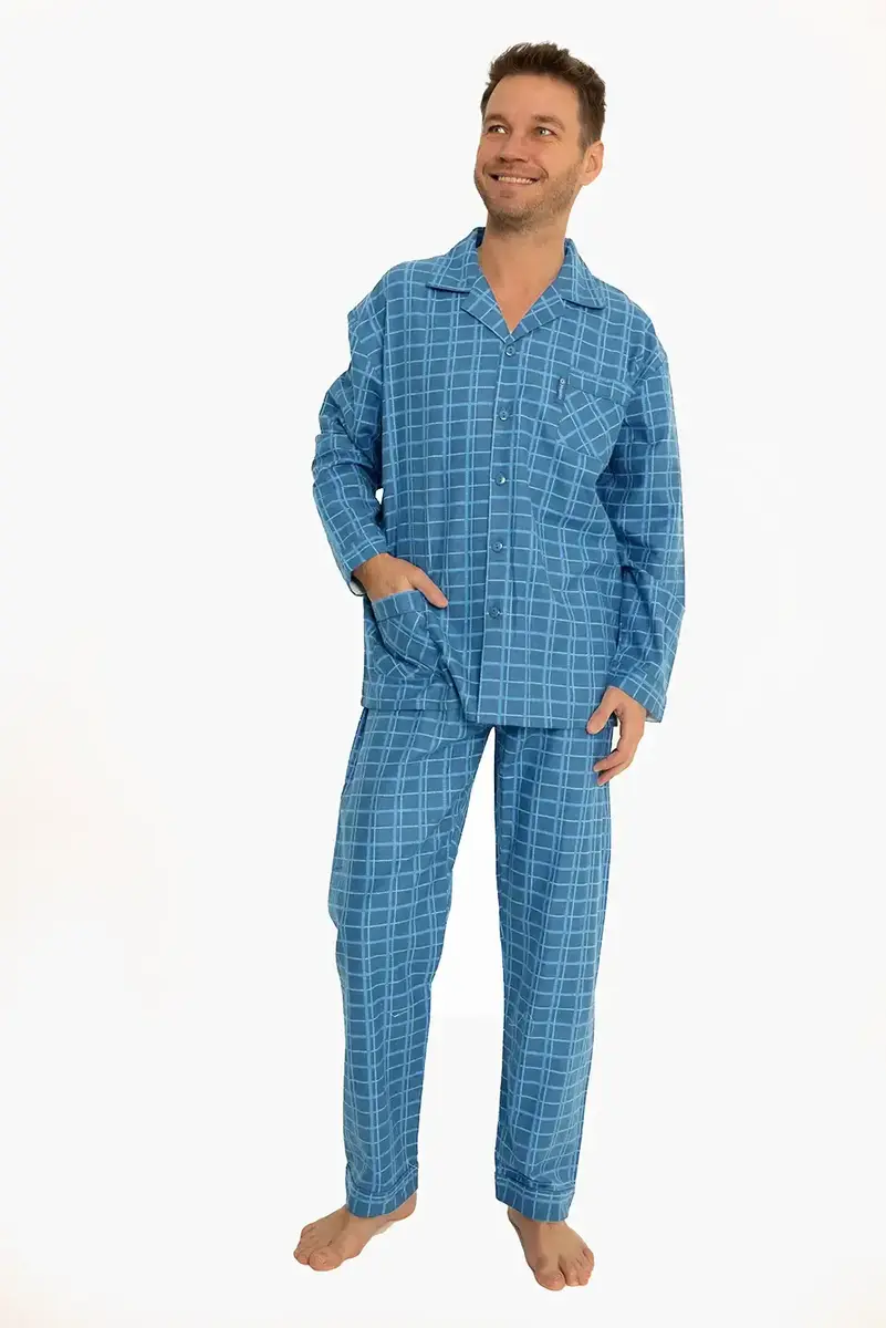 Outfitter flanellen heren pyjama - Ruit - Winter pyjama flanel Outfitter flanellen heren pyjama - Ruit - Winter pyjama flanel