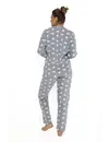 Cocodream fleece pyjama dames - Cats - Warme winter pyjama