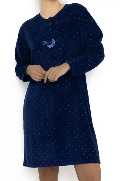 Cocodream Fleece nachthemd dames - Dots - Warme winter nachtjapon - Copy - Copy Cocodream Fleece nachthemd dames - Dots - Warme winter nachtjapon - Copy - Copy