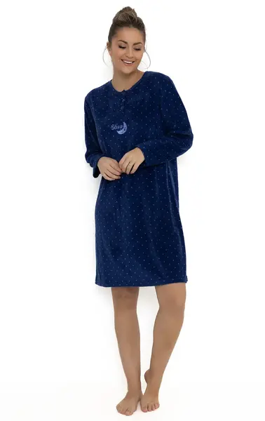 Cocodream Fleece nachthemd dames - Dots - Warme winter nachtjapon - Copy - Copy Cocodream Fleece nachthemd dames - Dots - Warme winter nachtjapon - Copy - Copy