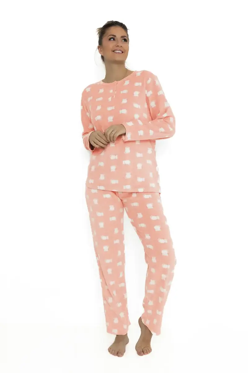 Cocodream fleece pyjama dames - Cats - Warme winter pyjama Cocodream fleece pyjama dames - Cats - Warme winter pyjama